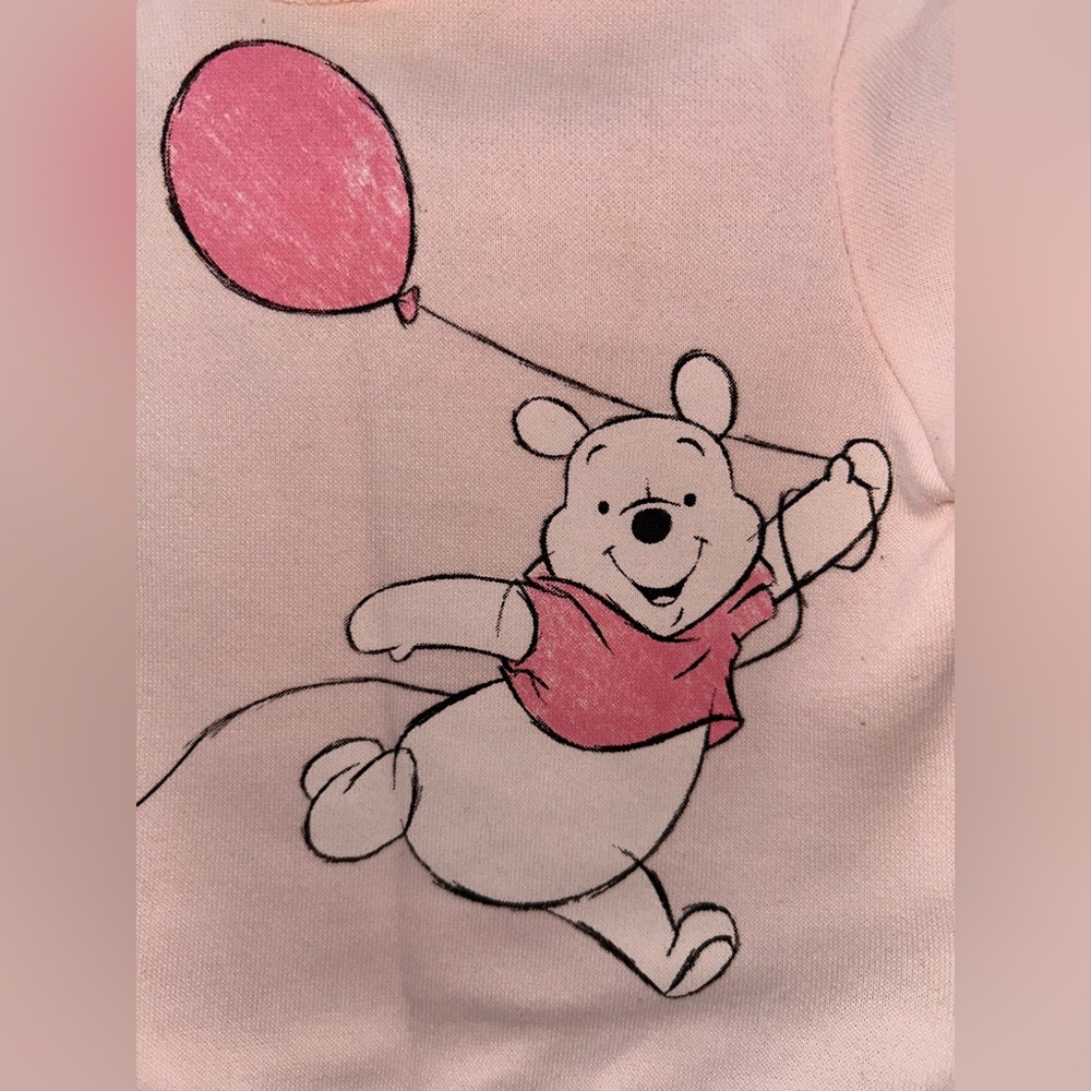 Disney Pooh Light Pink Toddler Sweater - Picture 4 of 4